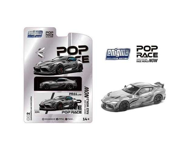 Chase Pop Race x Engima Exclusive Toyota Supra A90 Darwin Pro 66G Grey Metallic
