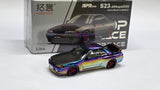 1:64 Pop Race X Xcartoys Nissan Skyline GT-R R32 Magic Chrome. China Foshan APA Expo 2025