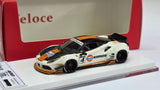 1:64 Veloce Ferrari 488 GTB LB Performance LBWK  White GULF Black rims