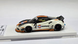 1:64 Veloce Ferrari 488 GTB LB Performance LBWK  White GULF Black rims