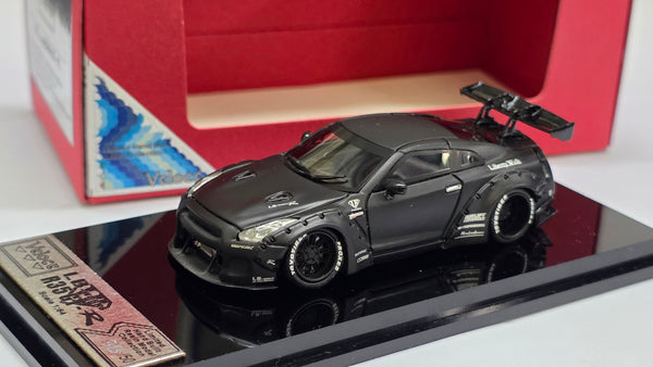 1:64 Veloce Nissan Skyline GT-R R35 LB Performance Matt Black.