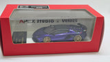 1:64 Veloce x Apex Studio Lamborghini Aventador SVJ  Purple.