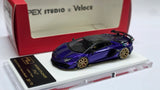 1:64 Veloce x Apex Studio Lamborghini Aventador SVJ  Purple.