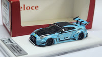 1:64 Veloce Nissan Skyline GT-R R35 35GT-RR LB Performance Macross MS-06G Zaku II Blue. Resin.
