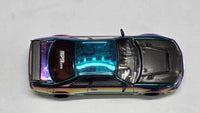 1:64 Pop Race X Xcartoys Nissan Skyline GT-R R33 Magic Chrome. China Foshan APA Expo 2025