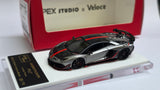 1:64 Veloce x Apex Studio Lamborghini Aventador SVJ  Grey Silver with red stripe