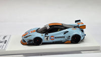 1:64 Veloce Ferrari 488 GTB LB Performance LBWK Blue GULF GT wing