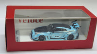 1:64 Veloce Nissan Skyline GT-R R35 35GT-RR LB Performance Macross MS-06G Zaku II Blue. Resin.