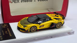 1:64 Veloce x Apex Studio Lamborghini Aventador SVJ   Gloss Yellow with gold carbon