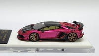 1:64 Veloce x Apex Studio Lamborghini Aventador SVJ Pearl Candy Pink. Resin
