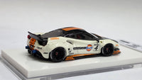 1:64 Veloce Ferrari 488 GTB LB Performance LBWK  White GULF Black rims