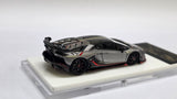 1:64 Veloce x Apex Studio Lamborghini Aventador SVJ   Grey Silver with gold stripe