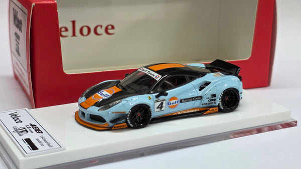 1:64 Veloce Ferrari 488 GTB LB Performance LBWK Blue GULF