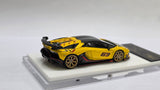 1:64 Veloce x Apex Studio Lamborghini Aventador SVJ   Gloss Yellow with gold carbon