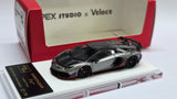 1:64 Veloce x Apex Studio Lamborghini Aventador SVJ  Grey Silver. Resin
