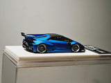 1:64 Veloce Lamborghini Huracan LP610-4 LB Performance Matt Blue. Resin