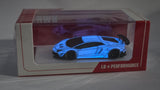 1:64 TP Timothy Pierre Lamborghini Aventador 2.0 Tron Glow in the dark Resin