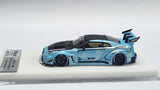 1:64 Veloce Nissan Skyline GT-R R35 35GT-RR LB Performance Macross MS-06G Zaku II Blue. Resin.