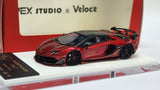 1:64 Veloce x Apex Studio Lamborghini Aventador SVJ Rosso Fuoco Red. Resin