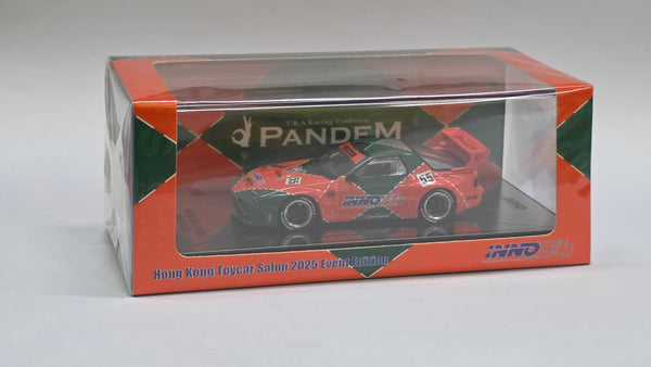 1:64 inno64 Mazda RX-7 FC3S Pandem Aero Hong Kong Toycar Salon 2025 Event Edition
