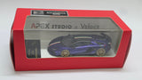 1:64 Veloce x Apex Studio Lamborghini Aventador SVJ  Purple with Italian strpie.