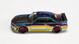 1:64 Pop Race X Xcartoys Nissan Skyline GT-R R33 Magic Chrome. China Foshan APA Expo 2025