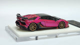 1:64 Veloce x Apex Studio Lamborghini Aventador SVJ Pearl Candy Pink. Resin