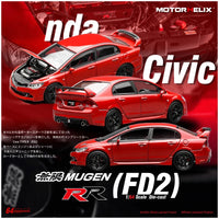 1:64 Motorhelix Honda Civic Mugen RR Type R FD2 Diecast