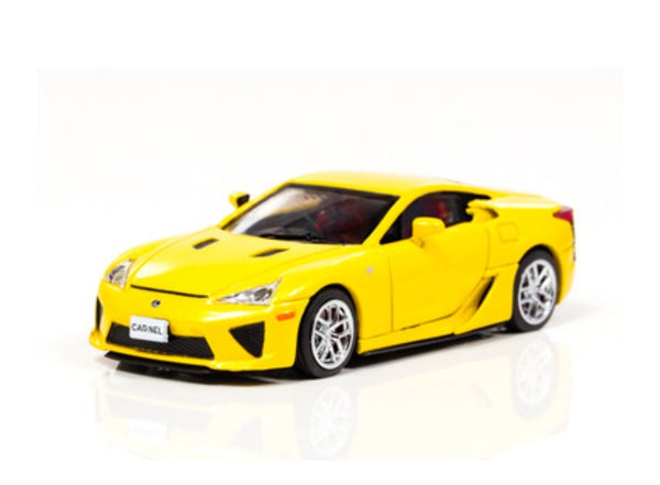 1:64 Kyosho CARNEL Lexus LFA 2010 Yellow CN640010 Diecast