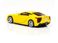 1:64 Kyosho CARNEL Lexus LFA 2010 Yellow CN640010 Diecast