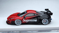 1:64 Veloce Ferrari 488 GTB Supreme Red/Black LB Performance. Resin.