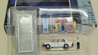Tomica Limited Vintage Neo Tomytec Diocolle 64 04a Carnap Toyota Crown Taxi Stand set. - hiltawaytoyhk
