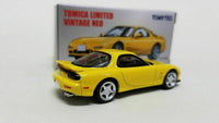 Tomica Limited Vintage LV-N174b Mazda RX-7 Type R FC3S Efini Yellow 1991. - hiltawaytoyhk