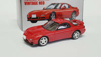 Tomica Limited Vintage Neo Tomytec Mazda RX-7 FD3S Type R 1991 Red. The Japanese Car Era Vol:13. Scale is 1:64 - hiltawaytoyhk