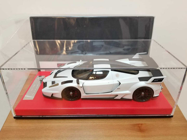1:18 Versus Ferrari Gemballa MIG-U1 Matt White Resin - hiltawaytoyhk